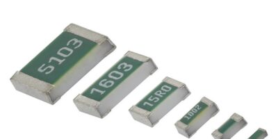 Thin film flat chip resistors save space in 0201 case size