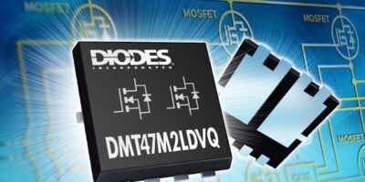 40V dual MOSFET replaces two discretes in automotive applications