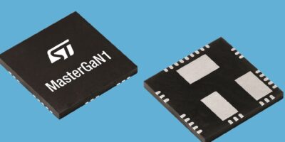 Integrated Si driver and GaN transistors shrink chargers and adapters