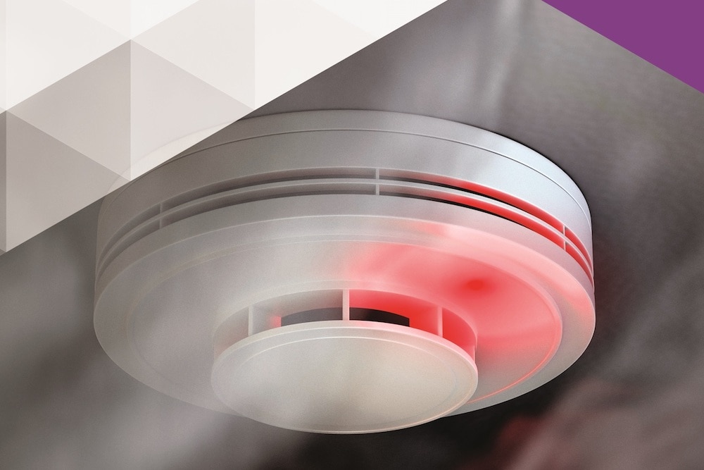 Reference design and algorithm shrinks smoke detector design Circuit Diagram