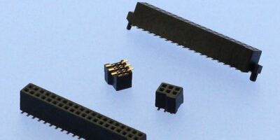 Surface mount female headers reduce PCB height