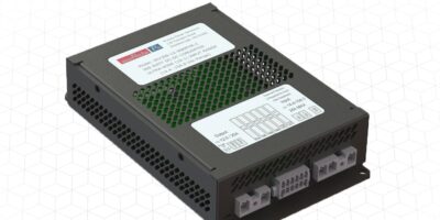 300W DC input range converter complies with rail and industrial standards