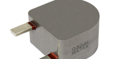 Automotive-grade through-hole inductor replaces larger models