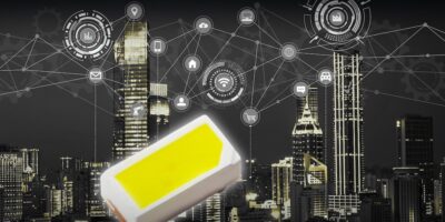 White chip LEDs save space in IoT devices and drones