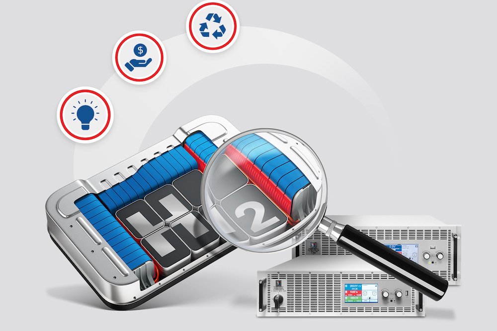 Bidirectional DC power supplies and regenerative DC loads test fuel