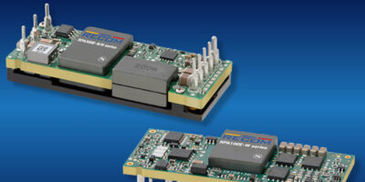 Two eighth-brick DC/DCs have DOSA-compatible profile