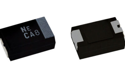 Polymer tantalum chip capacitors operate despite humidity