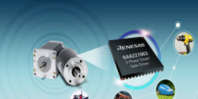 Renesas’ programmable smart gate driver boost to BLDC motor applications