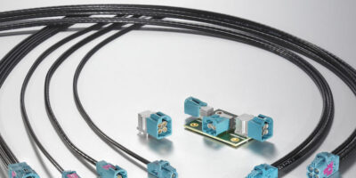 Mini-coax connectors save space in automotive