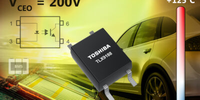 Automotive photocoupler offers 200V collector-emitter voltage