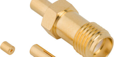 Micro-coax cables save space for SMA connectors