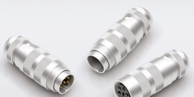 Short version of industrial connector is robust in space constrained applications