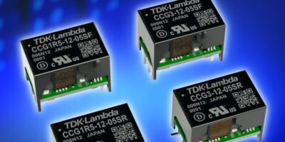 4:1 DC/DC converters dismiss airflow in battery powered equipment