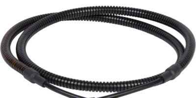 Waterproof IP67 BNC and TNC cable assemblies have PVC armour 