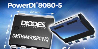 Diodes packages MOSFET for EV applications