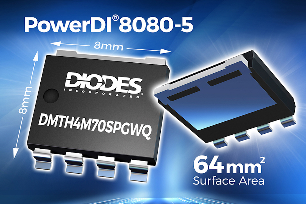 Diodes packages MOSFET for EV applications Global