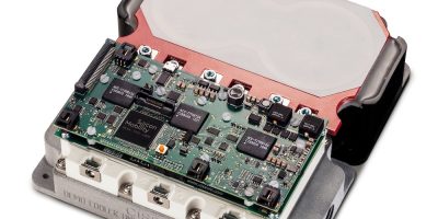 Capacitors and SiC stack combine in high power density SiC inverters