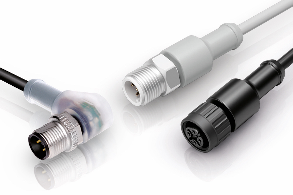 binder offers M12 connectors with ready-to-connect cables