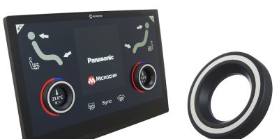 Panasonic blends capacitive touch with smart haptics in automotive displays