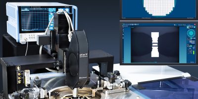 RF performance characterisation test can be on-wafer for repeatability