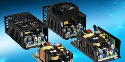 Compact medical and industrial power supplies have cooling options