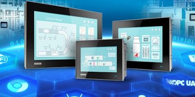 Touchscreen industrial panel PCs are for factory management 