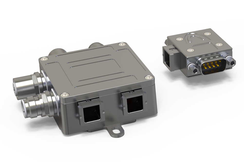 Adapter extends modular M12/M8/Dsub connector range for distribution