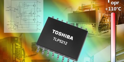 Smart gate driver photocoupler saves space and system cost, says Toshiba 