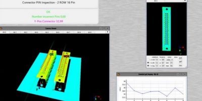 EyeVision 3D software checks pins of any shape