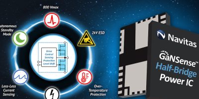 Navitas breaks barriers with half-bridge GaN power ICs