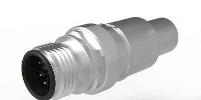 Compact connector can be quickly assembled for high speed data transmission 