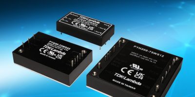 PYQ50 and PYQ75 DC/DC converters have wide input range for industry and rail