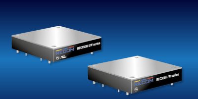 Half brick 150W and 300W DC/DC converters join RECOM range