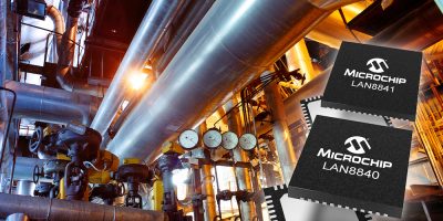 Industrial GbE transceivers optimise process automation, says Microchip