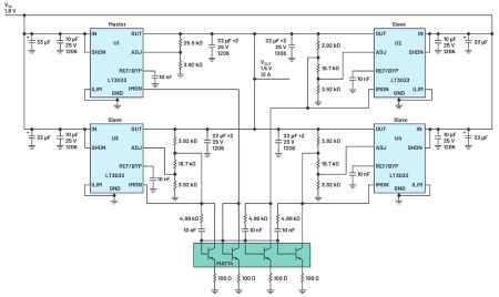 Paralleling very low dropout linear regulators for increased output current and even heat distribution, Softei.com - Global Electronics Industry News