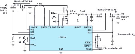 IC eases the design of 48V/12V dual battery automotive systems, SmartCitiesElectronics.com