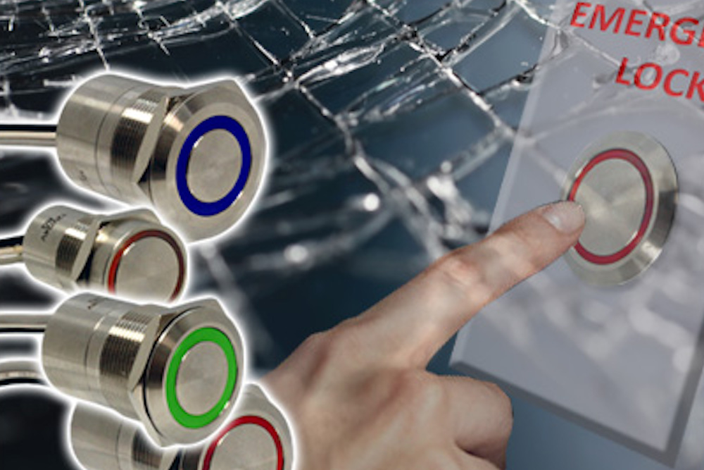 Antivandal switches in TH series have capacitive touch