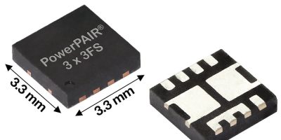 30V symmetric dual MOSFETs save space in in PowerPair 3x3FS package 