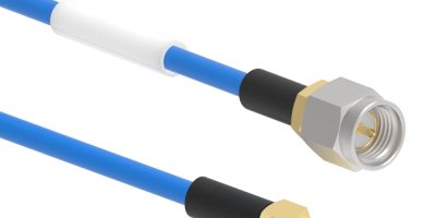 Amphenol SMA to SMP cable assembly configuration offers high performance and flexibility
