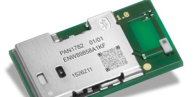 Panasonic’s PAN1782 module leverages the long range of Bluetooth 5.1