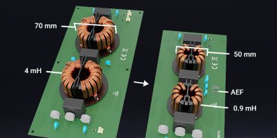 Standalone active EMI filter ICs support high density power supply designs