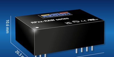 Recom launches DC/DC converters for cost-effective rail projects 