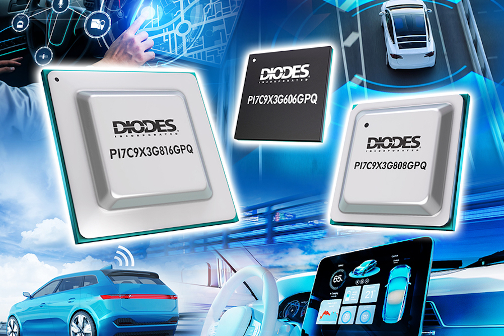 Diodes expands data lane versatility with PCIe 3.0 packet switches