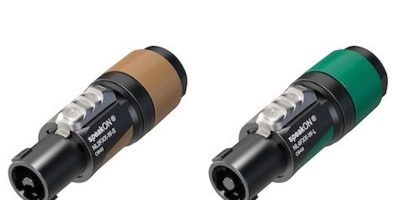 SpeakON audio connectors protect against unintentional unlocking