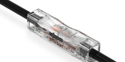 Inline splicing connector affords easy extension or repair, says Wago