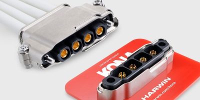 Harwin offers Kona connector with 360 degree EMC backshell