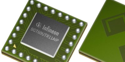 Radar sensor is smallest 60GHz with antennas in package, says Infineon 