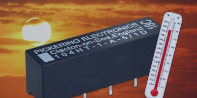 High temperature miniature high voltage reed relay meets EV and solar needs 