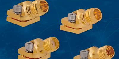 mmWave angled RF connector meets space constraints