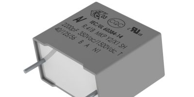 Kemet’s R41B film capacitors are available at Rutronik